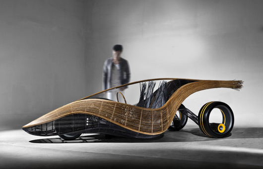 Kenneth Cobonpue, car, rattan concept car, bamboo car, filipino designers, phoenix